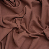 Brushed Cotton and Linen Woven - Mulberry - British Imported