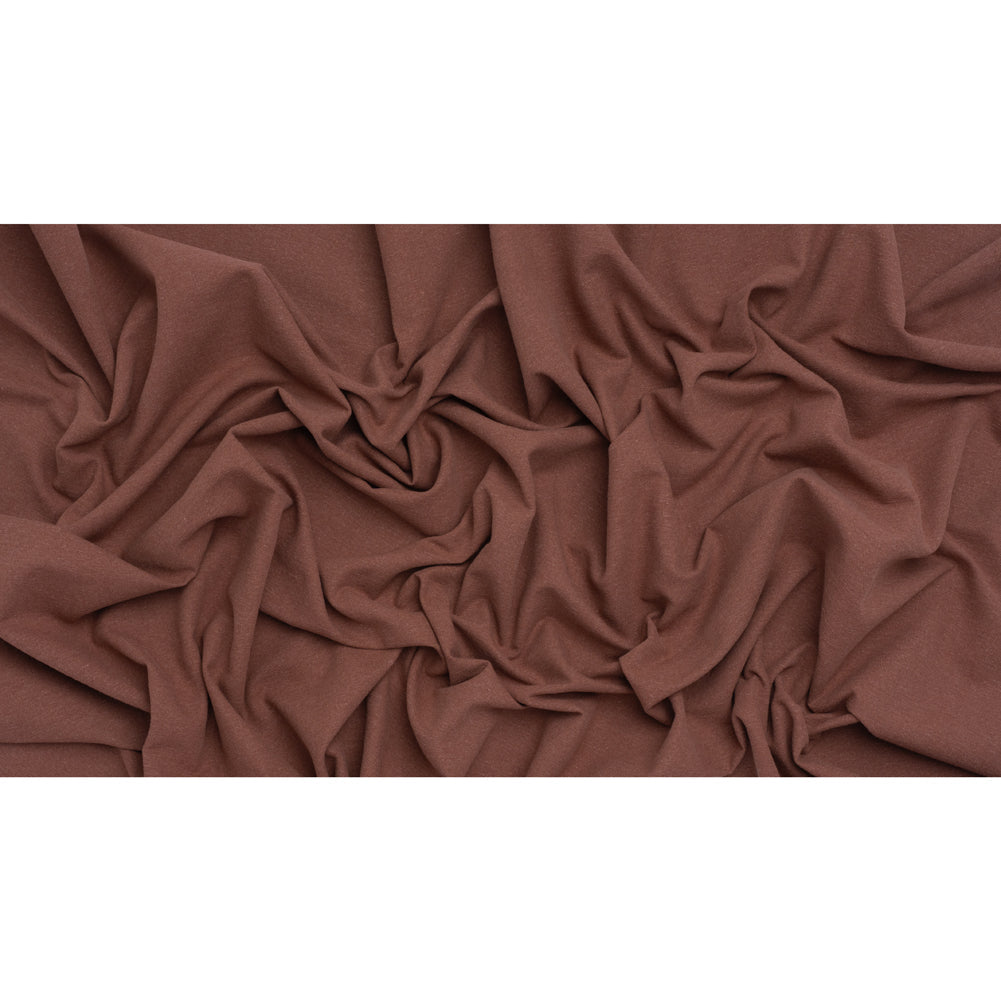 Double Wide Brushed Cotton and Linen Woven - Mulberry - British Imported
