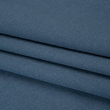 Brushed Cotton and Linen Woven - Navy - British Imported