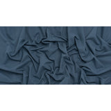 Brushed Cotton and Linen Woven - Navy - British Imported