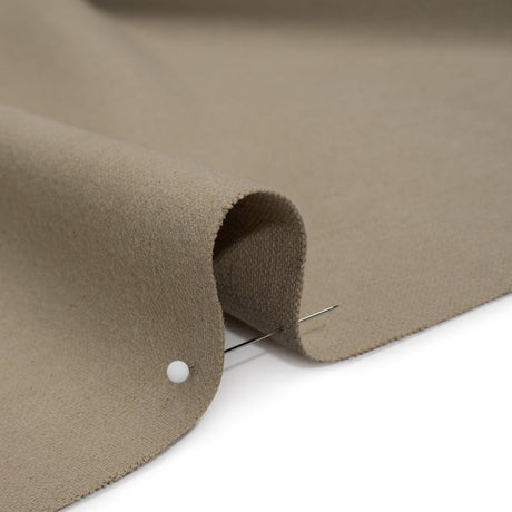 Double Wide Brushed Cotton and Linen Woven - Pistachio - British Imported