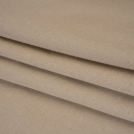 Double Wide Brushed Cotton and Linen Woven - Putty - British Imported