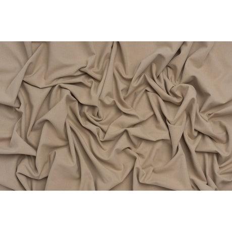 Double Wide Brushed Cotton and Linen Woven - Putty - British Imported