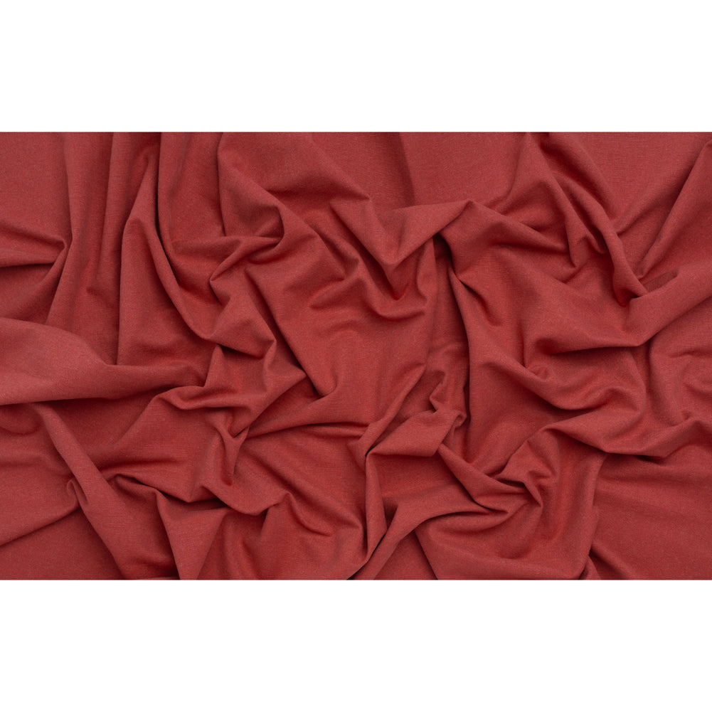 Brushed Cotton and Linen Woven - Raspberry - British Imported