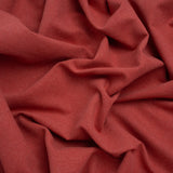 Double Wide Brushed Cotton and Linen Woven - Raspberry - British Imported