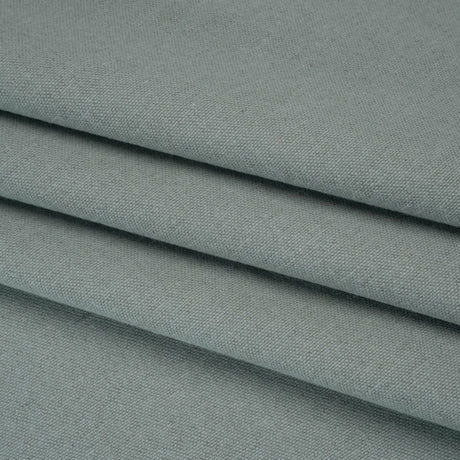 Double Wide Brushed Cotton and Linen Woven - Seaspray - British Imported