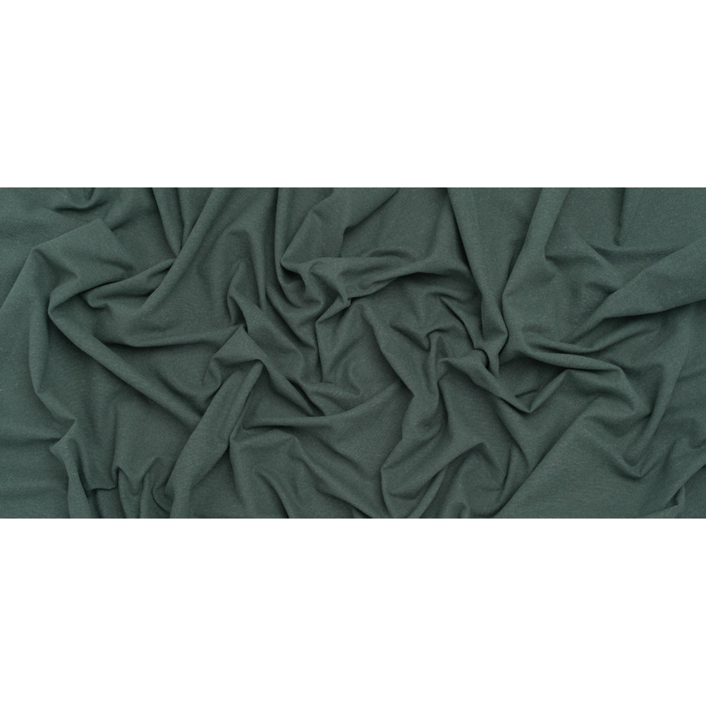 Brushed Cotton and Linen Woven - Teal - British Imported