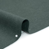 Double Wide Brushed Cotton and Linen Woven - Teal - British Imported