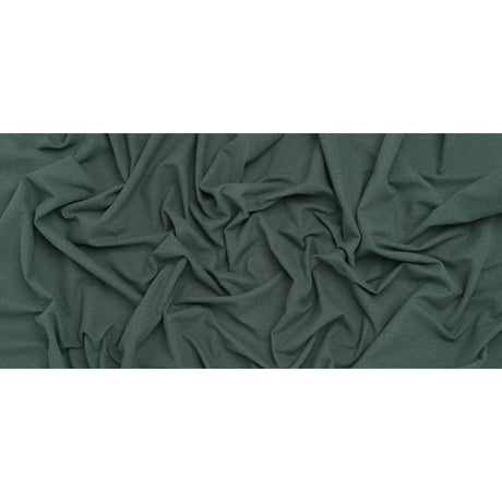 Double Wide Brushed Cotton and Linen Woven - Teal - British Imported