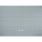 Brushed Cotton and Linen Canvas Print - Denim Flower Petal Ogees - British Imported