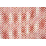 Brushed Cotton and Linen Canvas Print - Berry Sketched Lattice with Dots - British Imported