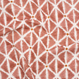 Brushed Cotton and Linen Canvas Print - Berry Sketched Lattice with Dots - British Imported