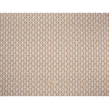 Brushed Cotton and Linen Canvas Print - Hazelnut Sketched Lattice with Dots - British Imported