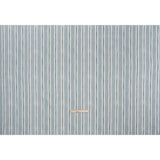 Brushed Cotton and Linen Canvas Print - Chambray Painted Stripes - British Imported