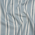 Brushed Cotton and Linen Canvas Print - Chambray Painted Stripes - British Imported