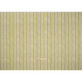 Brushed Cotton and Linen Canvas Print - Pistachio Painted Stripes - British Imported