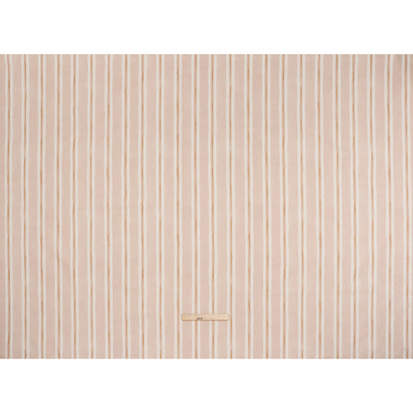 Brushed Cotton and Linen Canvas Print - Plaster Painted Stripes - British Imported