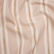 Brushed Cotton and Linen Canvas Print - Plaster Painted Stripes - British Imported