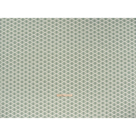 Brushed Cotton and Linen Canvas Print - Aloe Blocky Diamonds - British Imported