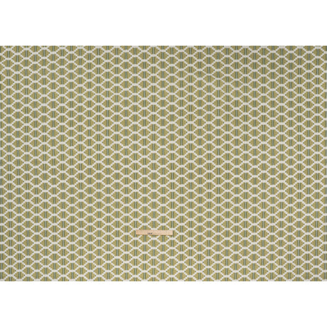 Brushed Cotton and Linen Canvas Print - Pistachio Blocky Diamonds - British Imported