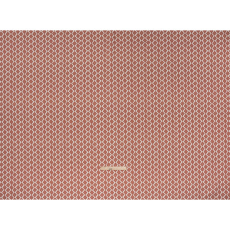 Brushed Cotton and Linen Canvas Print - Berry Small Geometric Diamonds - British Imported