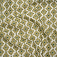 Brushed Cotton and Linen Canvas Print - Pistachio Small Geometric Diamonds - British Imported