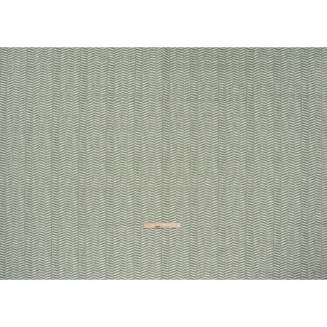 Brushed Cotton and Linen Canvas Print - Aloe Painted Herringbone - British Imported