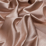 Luminous Textural Polyester Woven - Rose - British Imported