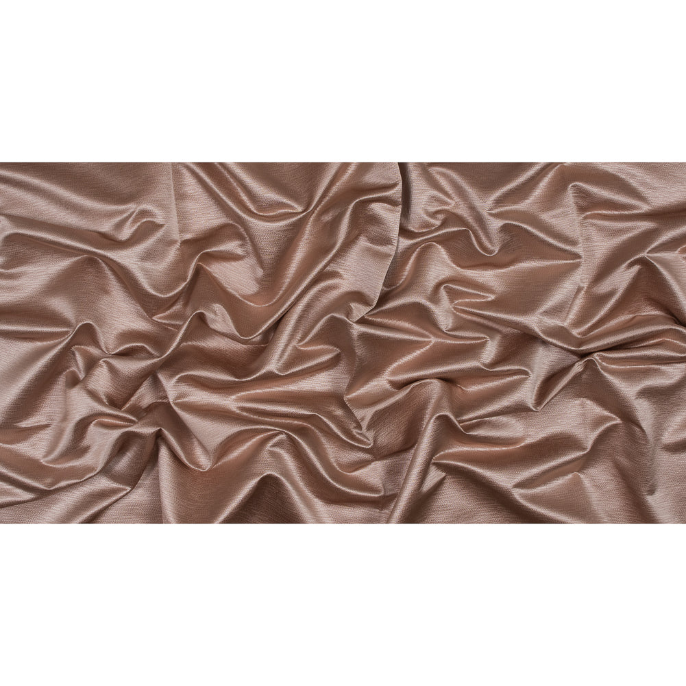 Luminous Textural Polyester Woven - Rose - British Imported