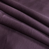 Luminous Textural Polyester Woven - Aubergine - British Imported