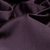 Luminous Textural Polyester Woven - Aubergine - British Imported
