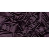 Luminous Textural Polyester Woven - Aubergine - British Imported