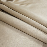 Luminous Textural Polyester Woven - Cream - British Imported