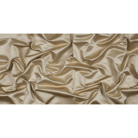 Luminous Textural Polyester Woven - Cream - British Imported
