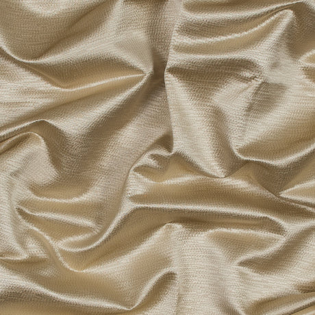 Luminous Textural Polyester Woven - Cream - British Imported