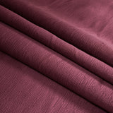 Luminous Textural Polyester Woven - Mulberry - British Imported