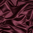 Luminous Textural Polyester Woven - Mulberry - British Imported