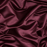 Luminous Textural Polyester Woven - Mulberry - British Imported