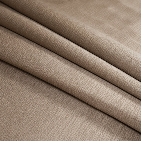 Luminous Textural Polyester Woven - Cashew - British Imported