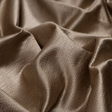 Luminous Textural Polyester Woven - Cashew - British Imported