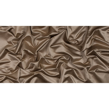 Luminous Textural Polyester Woven - Cashew - British Imported