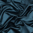 Luminous Textural Polyester Woven - Teal - British Imported