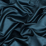 Luminous Textural Polyester Woven - Teal - British Imported