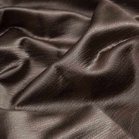 Luminous Textural Polyester Woven - Vole - British Imported