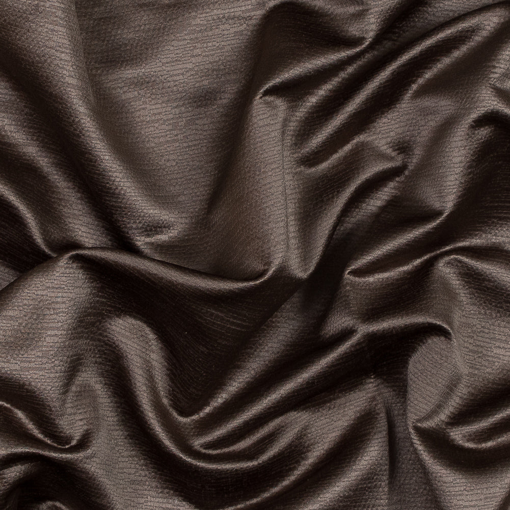 Luminous Textural Polyester Woven - Vole - British Imported