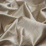Luminous Textural Polyester Woven - Champagne - British Imported