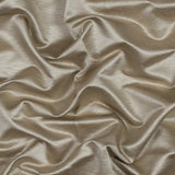 Luminous Textural Polyester Woven - Champagne - British Imported