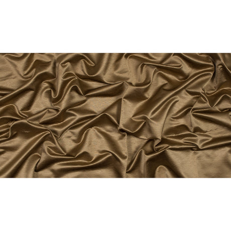 Luminous Textural Polyester Woven - Gold - British Imported