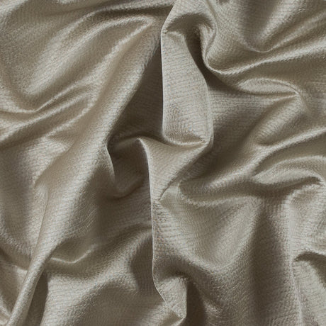 Luminous Textural Polyester Woven - Linen - British Imported