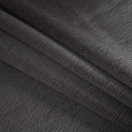 Luminous Textural Polyester Woven - Gray - British Imported